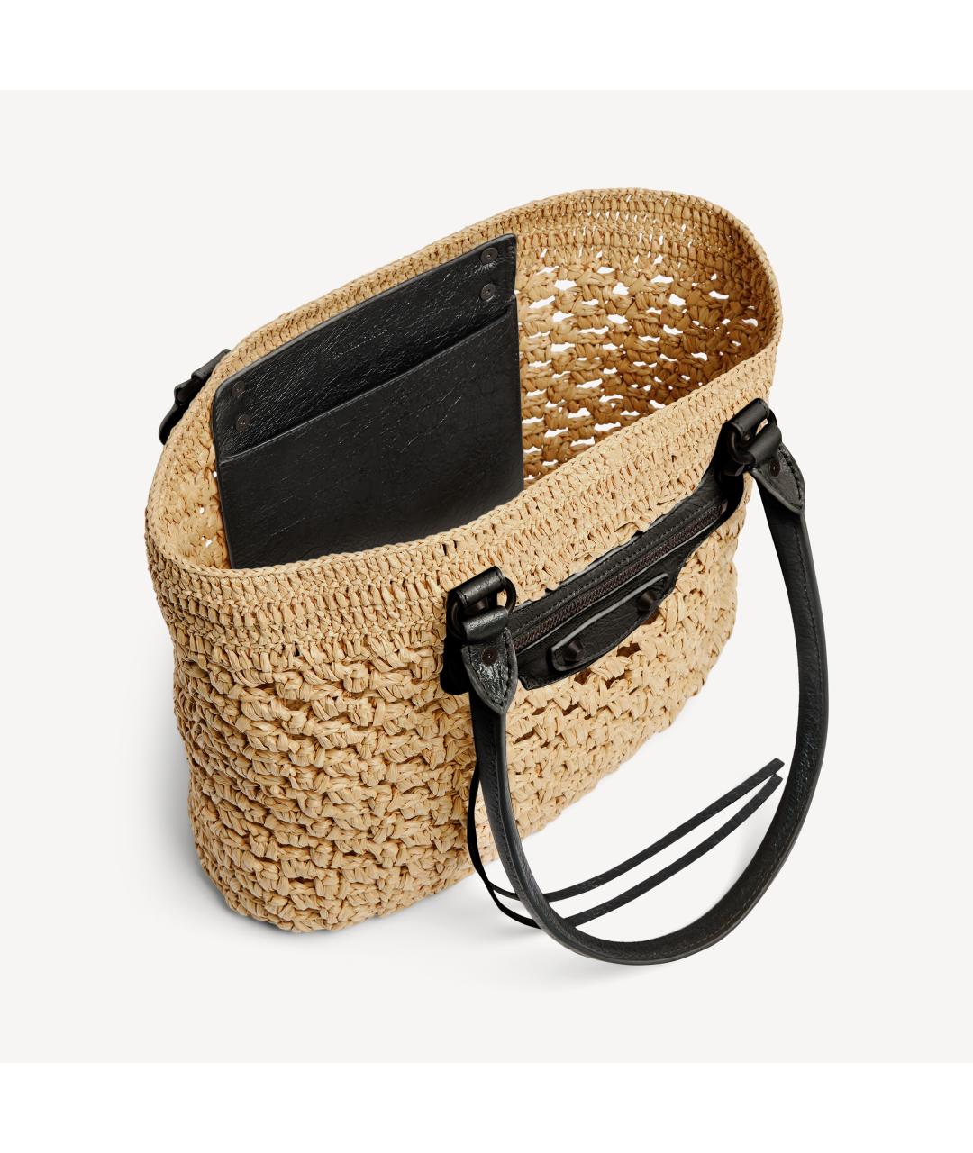 BALENCIAGA Бежевая сумка тоут, фото 2