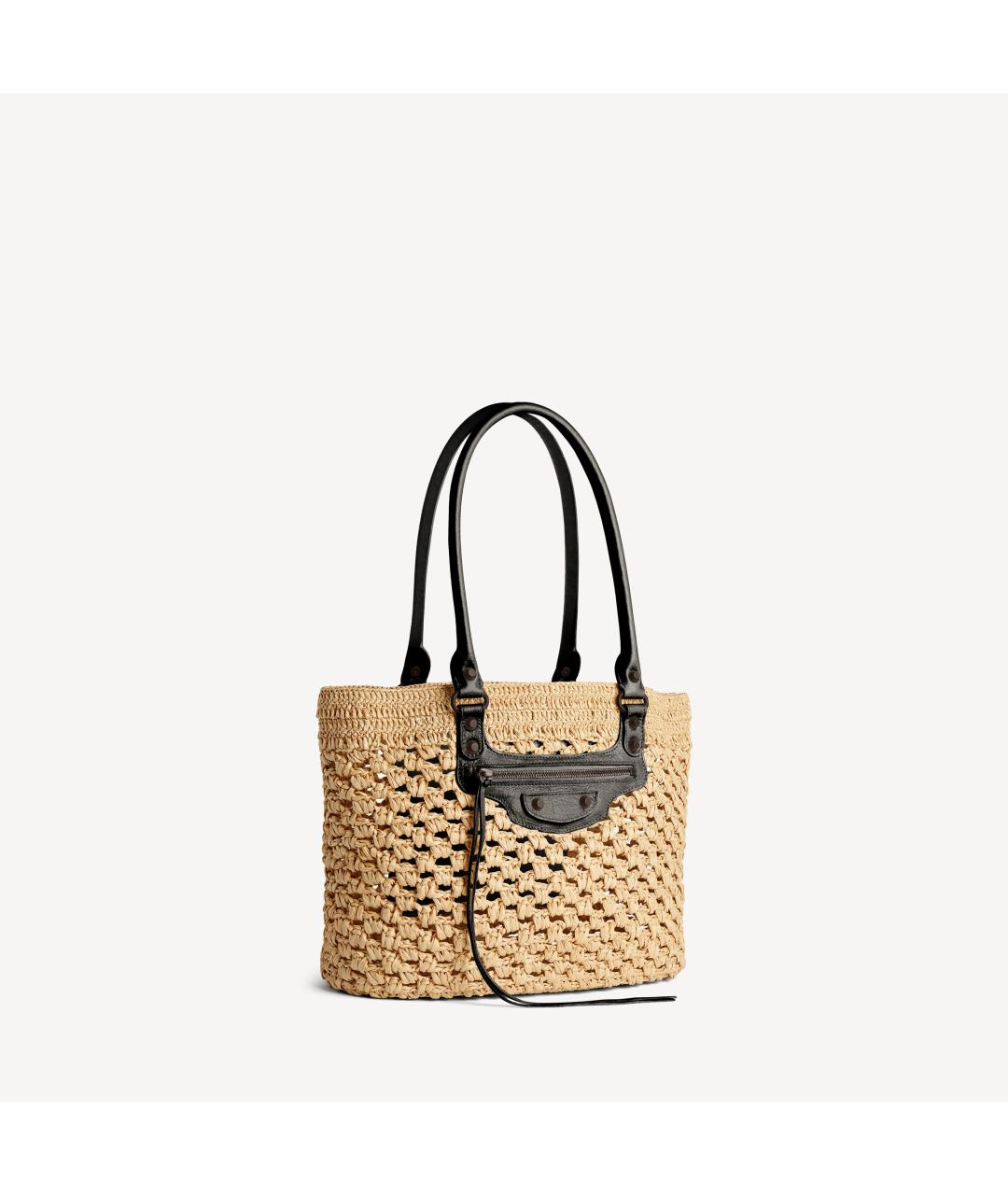 BALENCIAGA Бежевая сумка тоут, фото 4