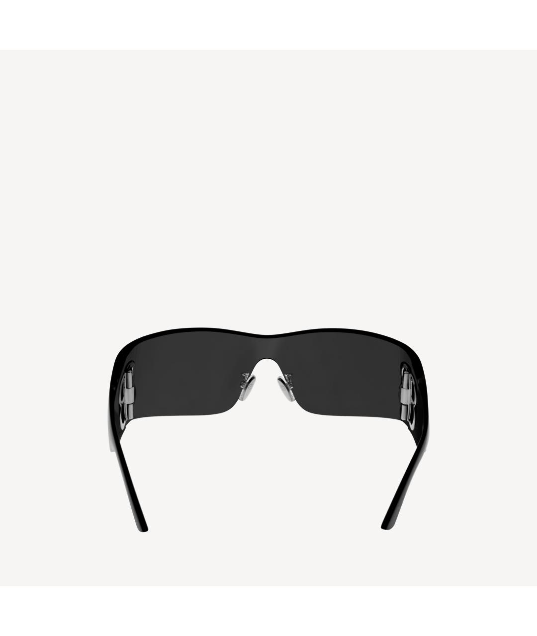 BALENCIAGA Черные пластиковые солнцезащитные очки, фото 2