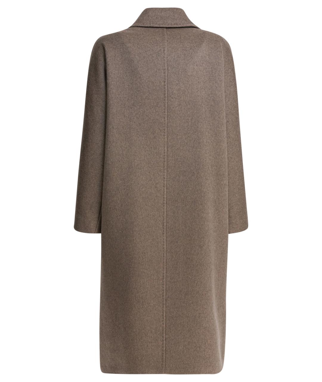 MAX MARA Коричневое кашемировое пальто, фото 2