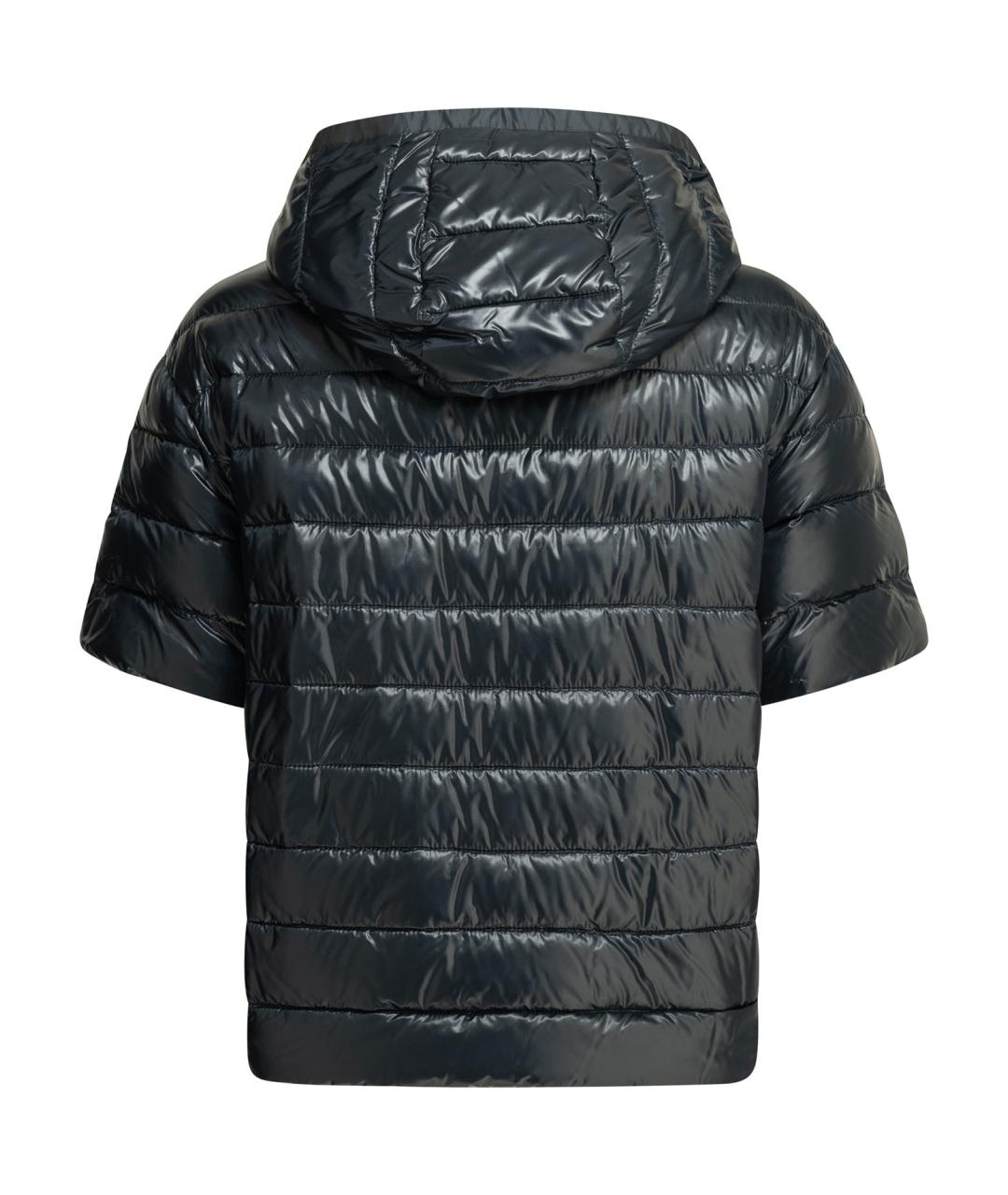 HERNO Синяя полиамидовая куртка, фото 3