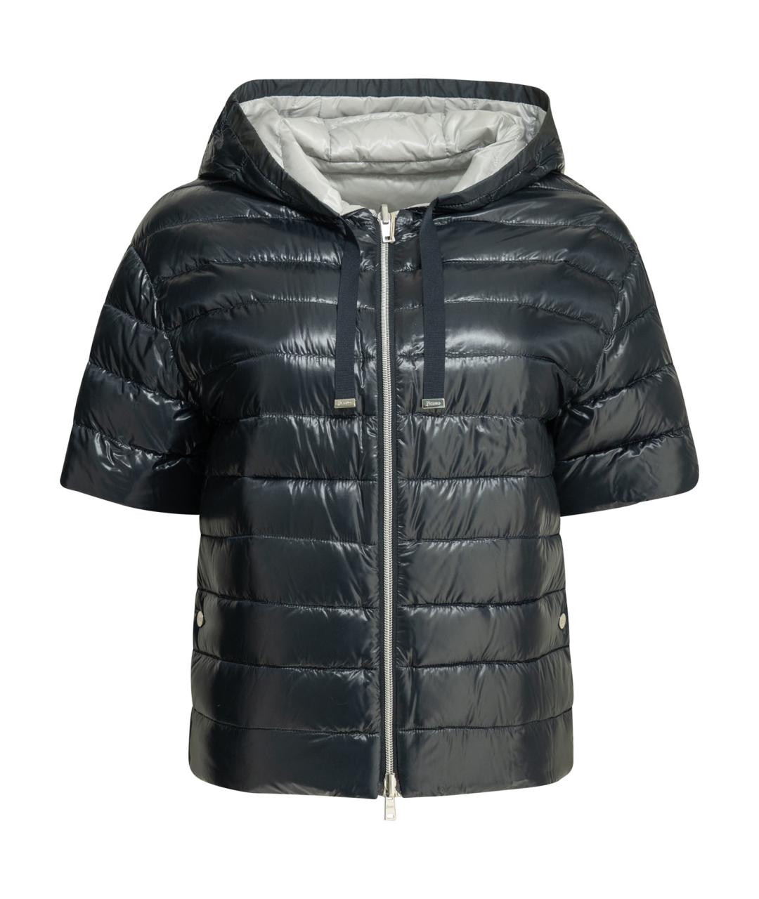 HERNO Синяя полиамидовая куртка, фото 1