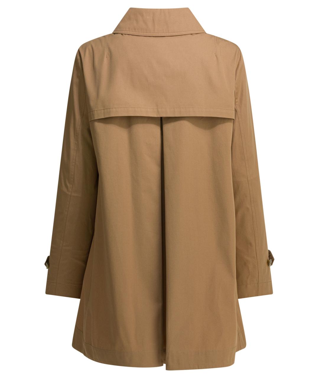 HERNO Бежевый хлопковый тренч/плащ, фото 2