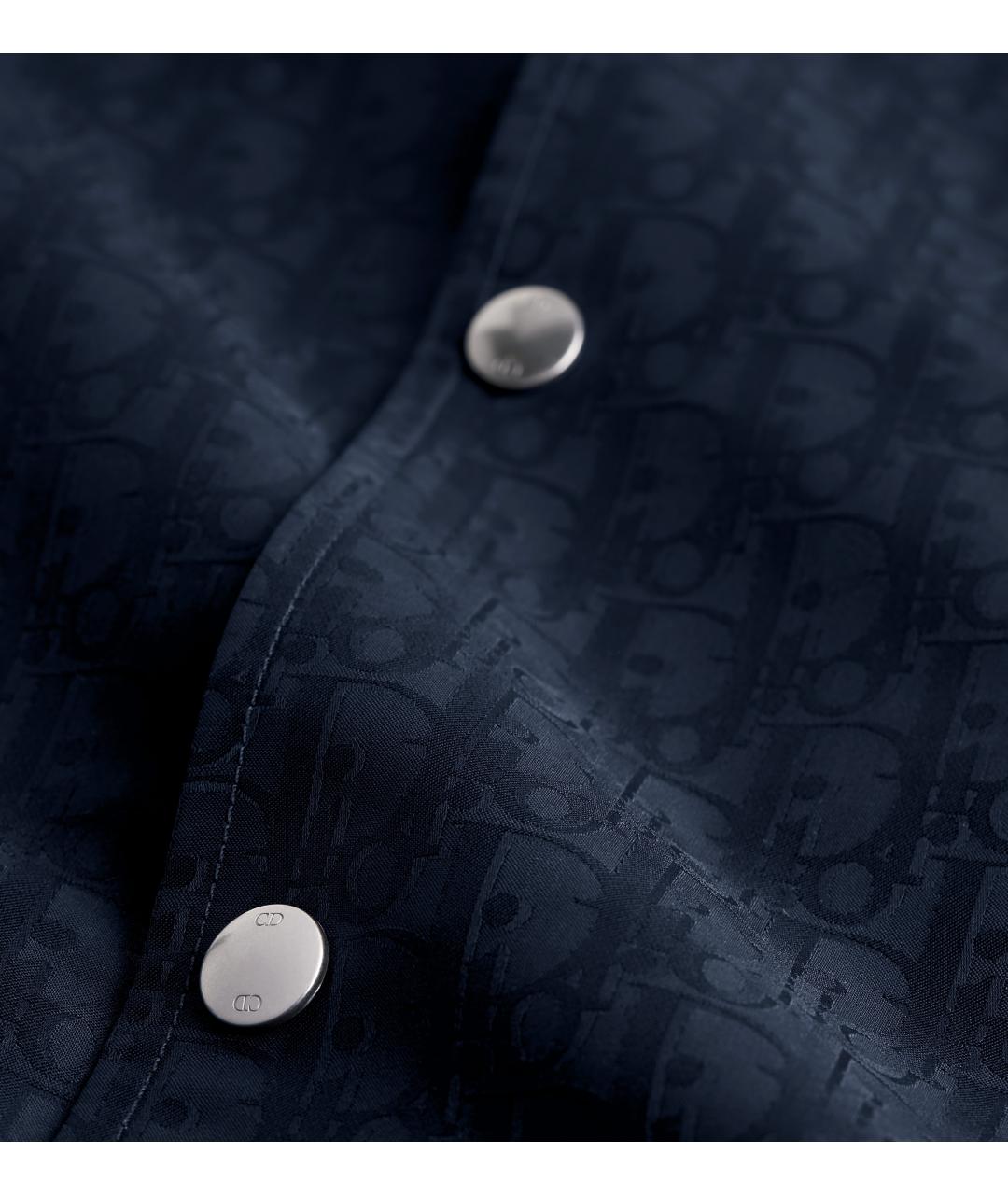 CHRISTIAN DIOR Синяя полиэстеровая куртка, фото 2