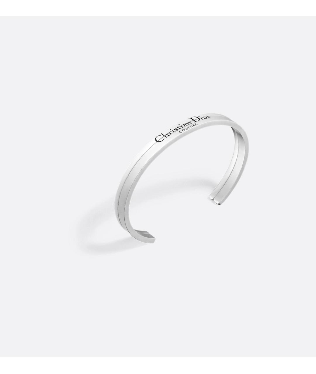 CHRISTIAN DIOR Серебрянный металлический браслет, фото 2