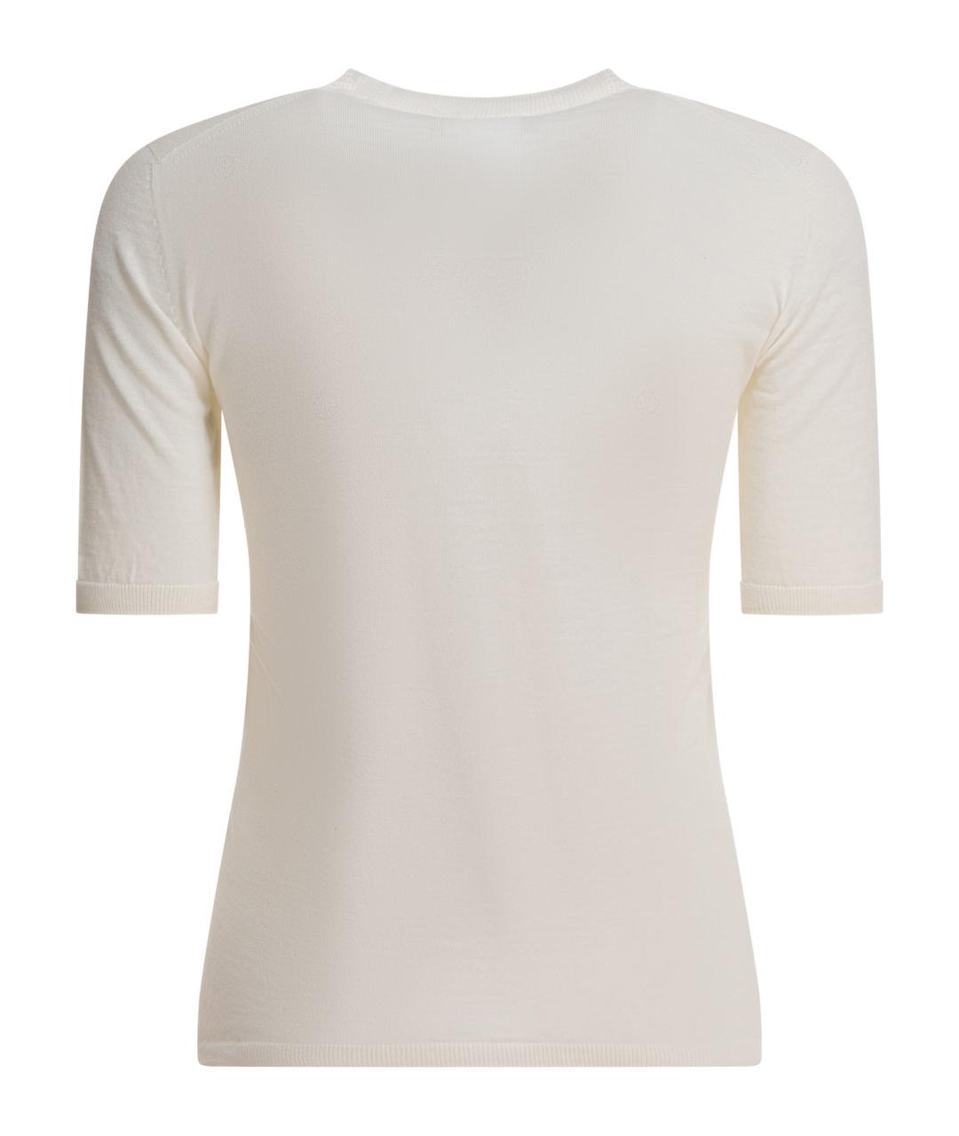 MAX MARA Белый шерстяной джемпер / свитер, фото 2