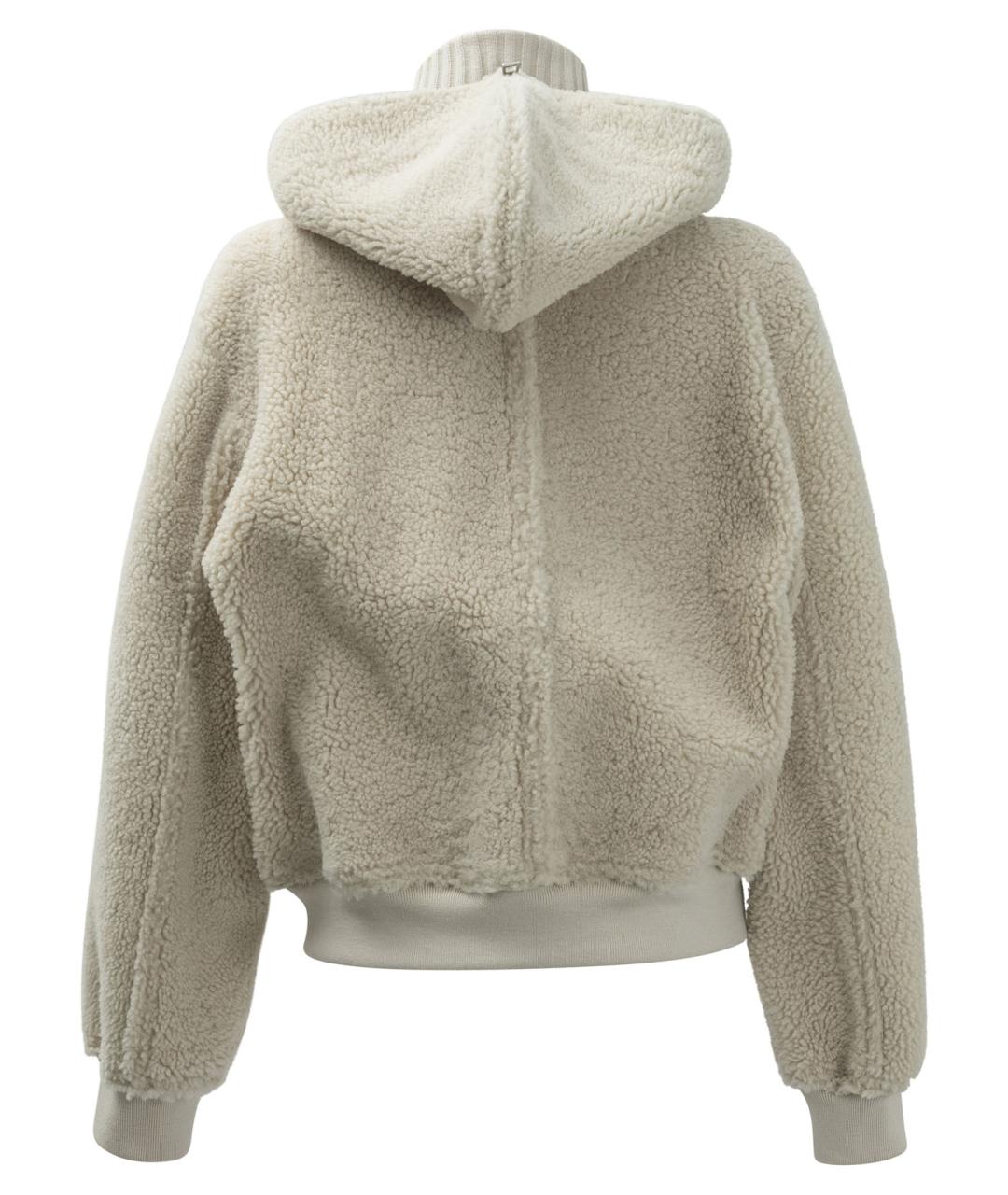 CHRISTIAN DIOR Бежевая кожаная куртка, фото 4