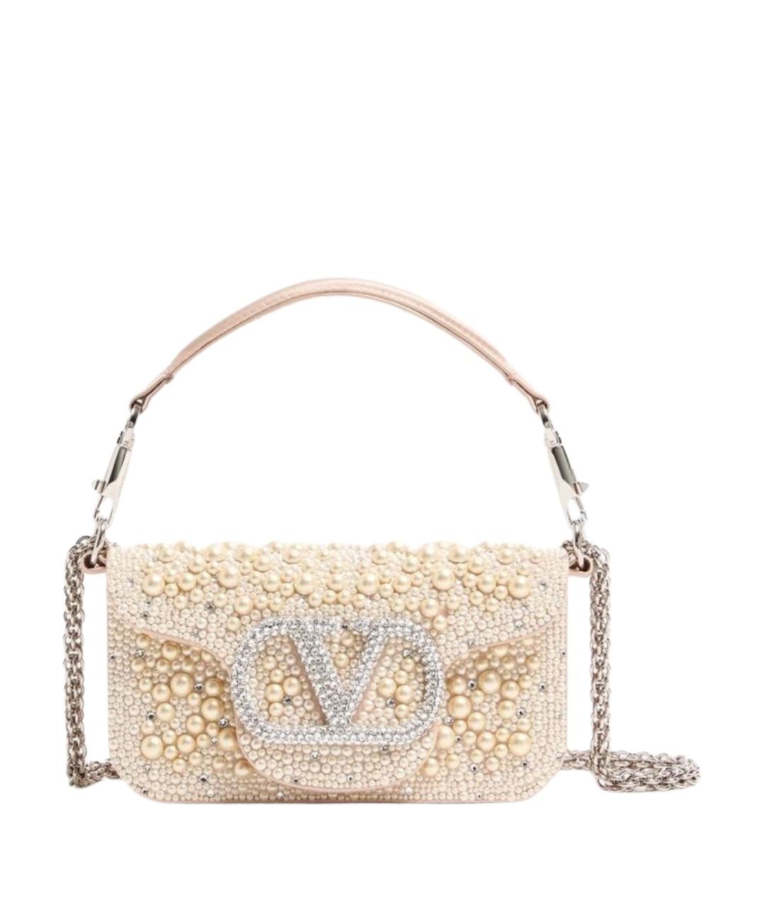 VALENTINO Бежевая сумка через плечо, фото 1