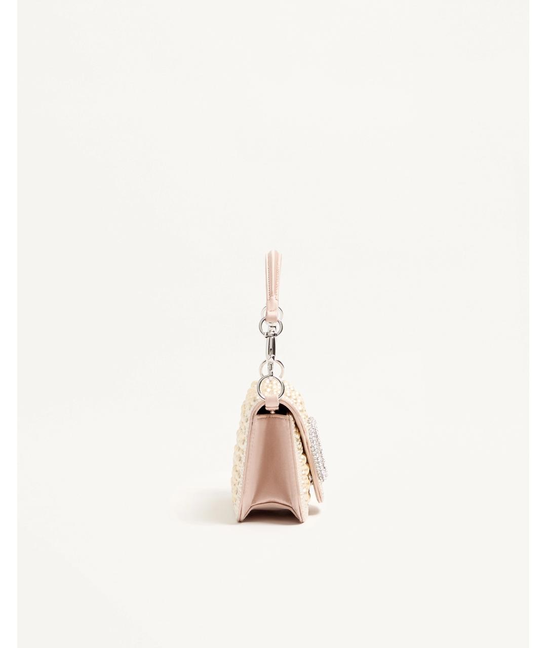 VALENTINO Бежевая сумка через плечо, фото 3