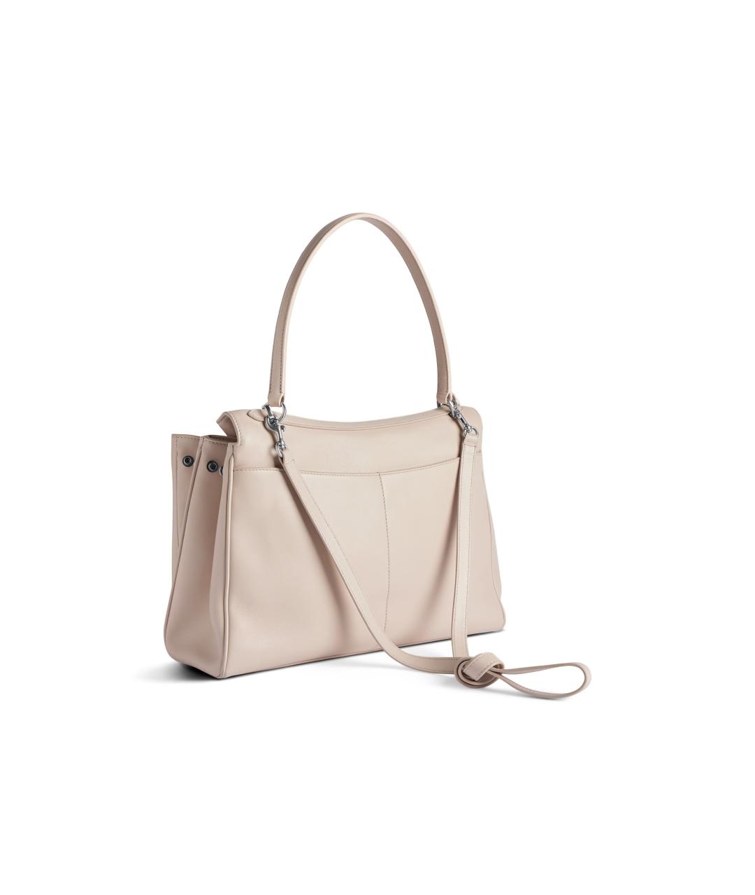 BALENCIAGA Розовая кожаная сумка через плечо, фото 5