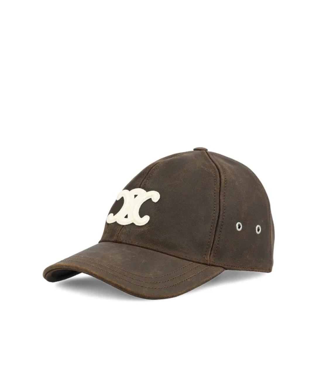 CELINE Коричневая хлопковая кепка/бейсболка, фото 2