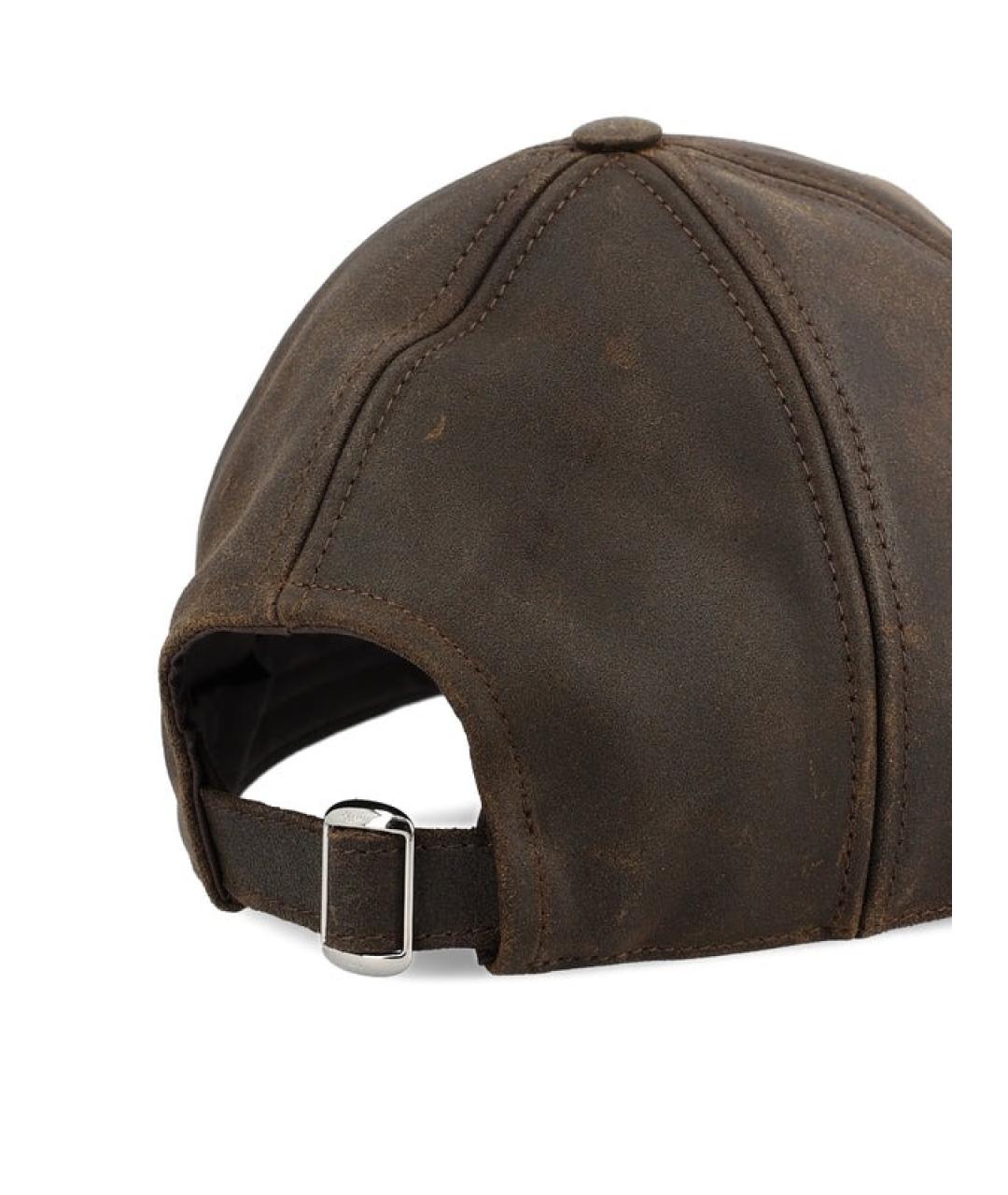 CELINE Коричневая хлопковая кепка/бейсболка, фото 4