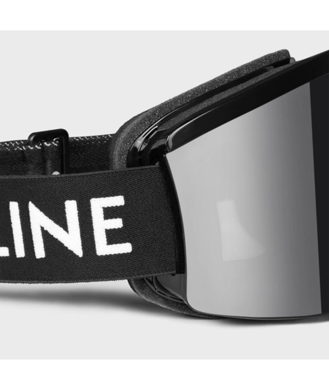 CELINE Черные пластиковые солнцезащитные очки, фото 4