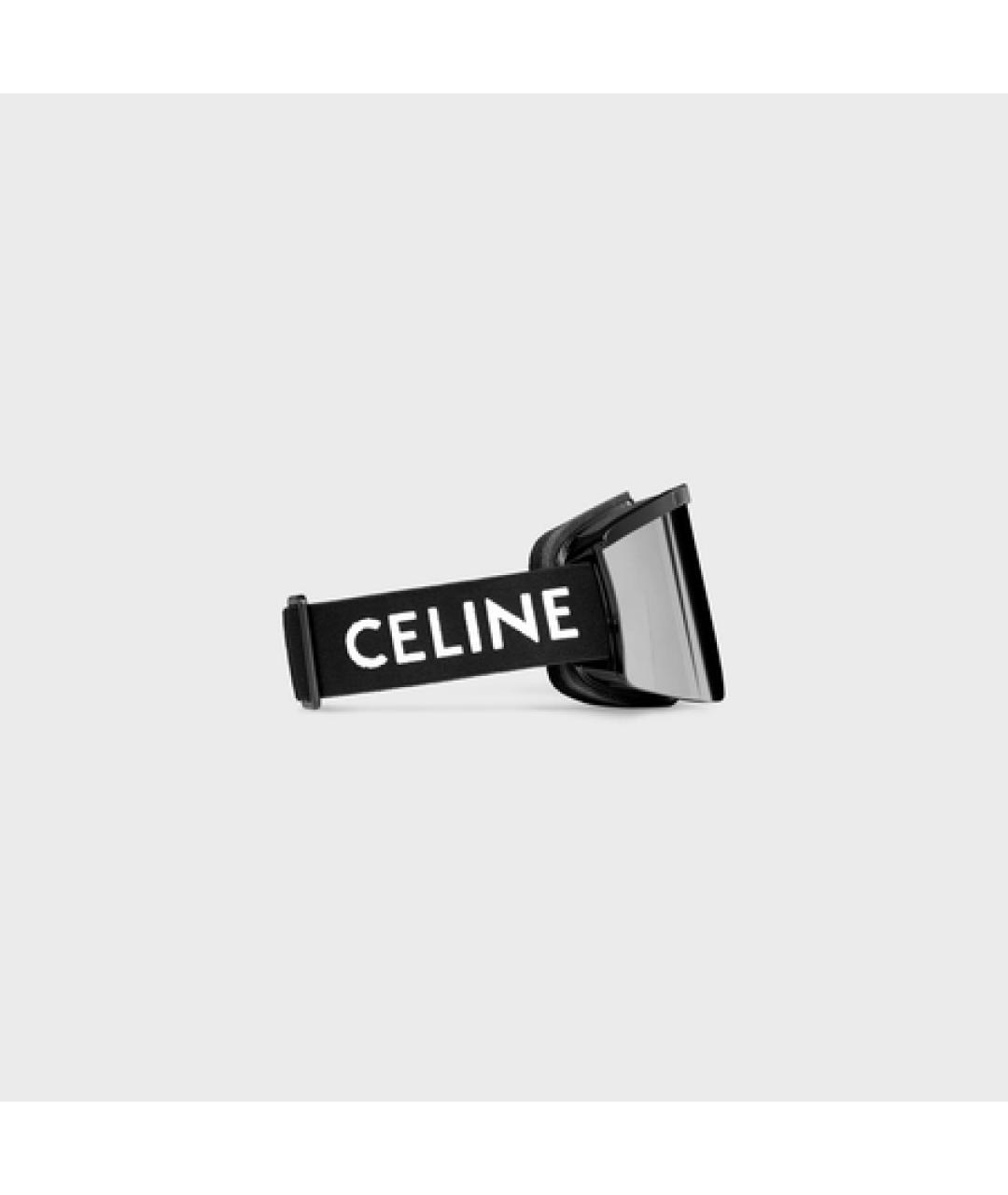 CELINE Черные пластиковые солнцезащитные очки, фото 3