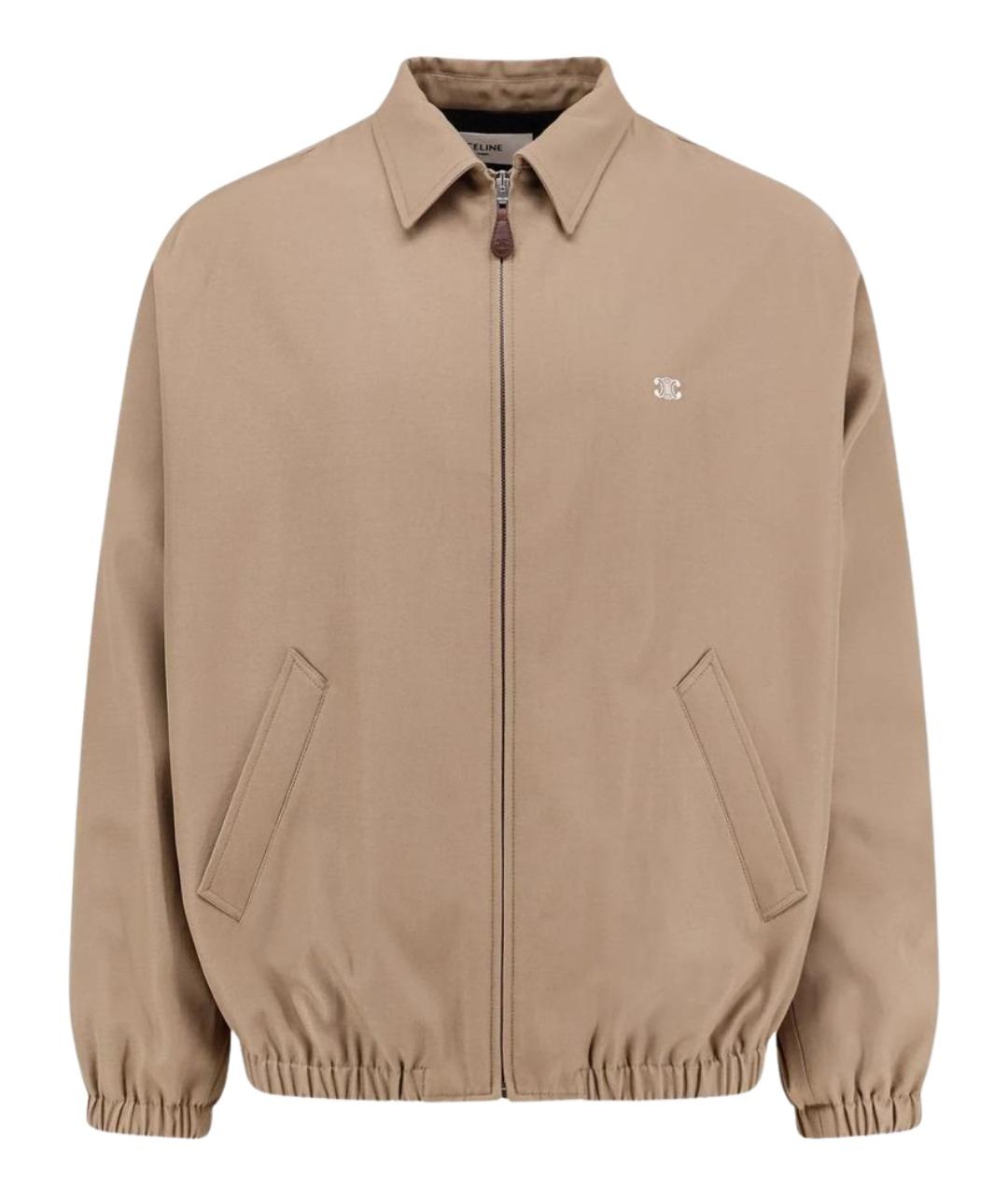 CELINE Бежевая шерстяная куртка, фото 1
