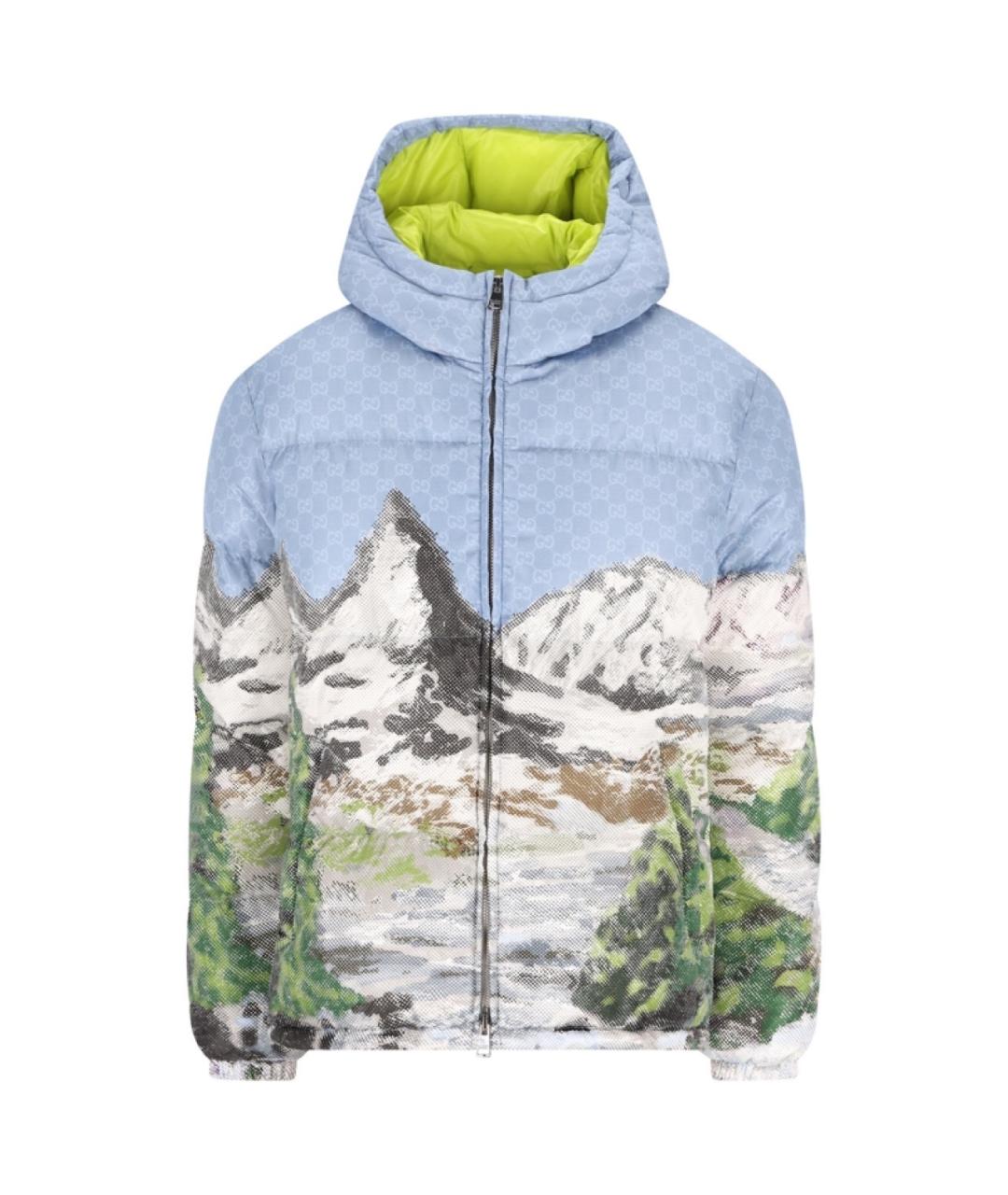 GUCCI Мульти полиамидовый пуховик, фото 1