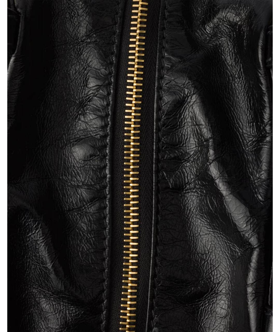 PRADA Черная кожаная сумка через плечо, фото 5