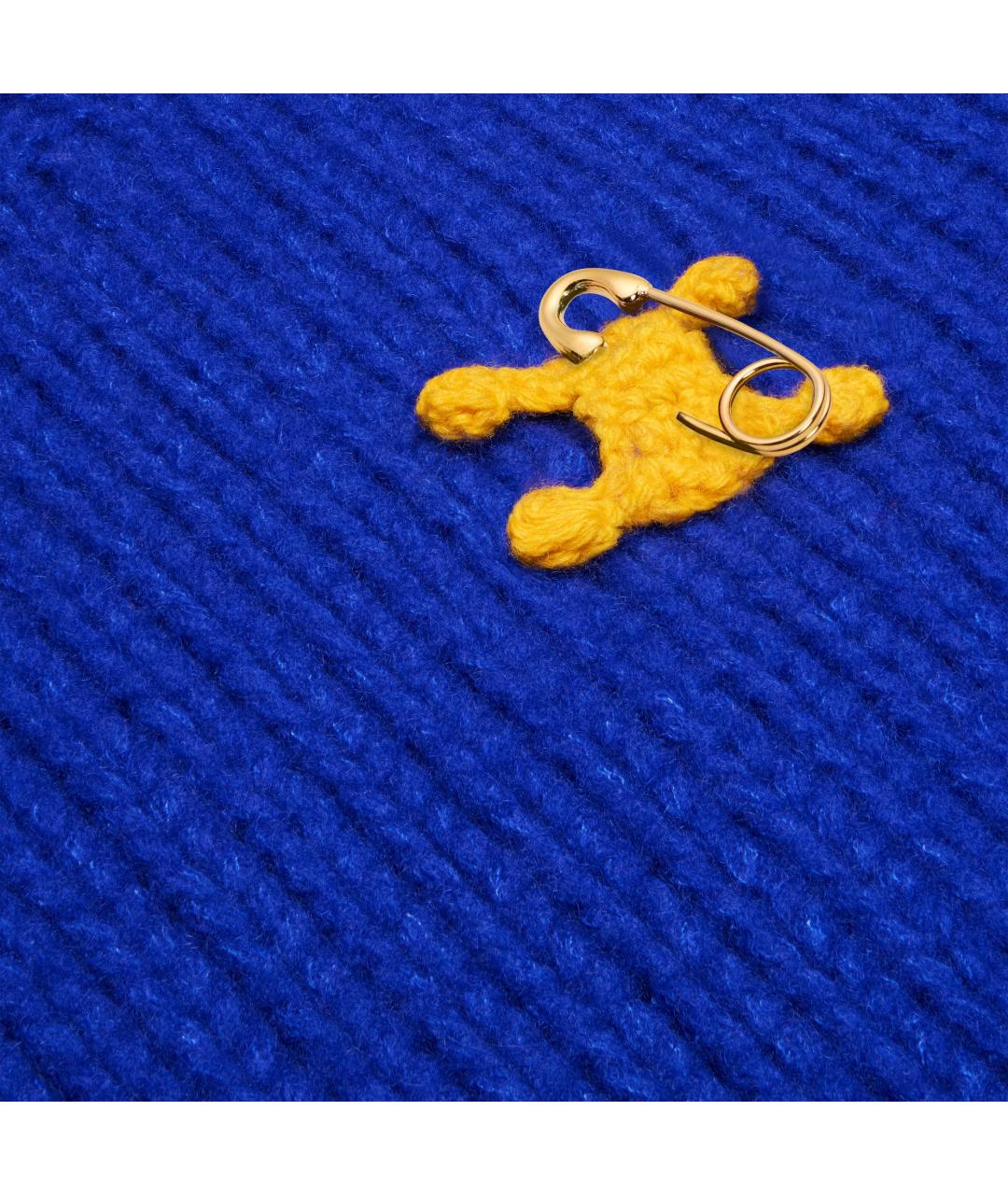 CELINE Синий шерстяной джемпер / свитер, фото 3