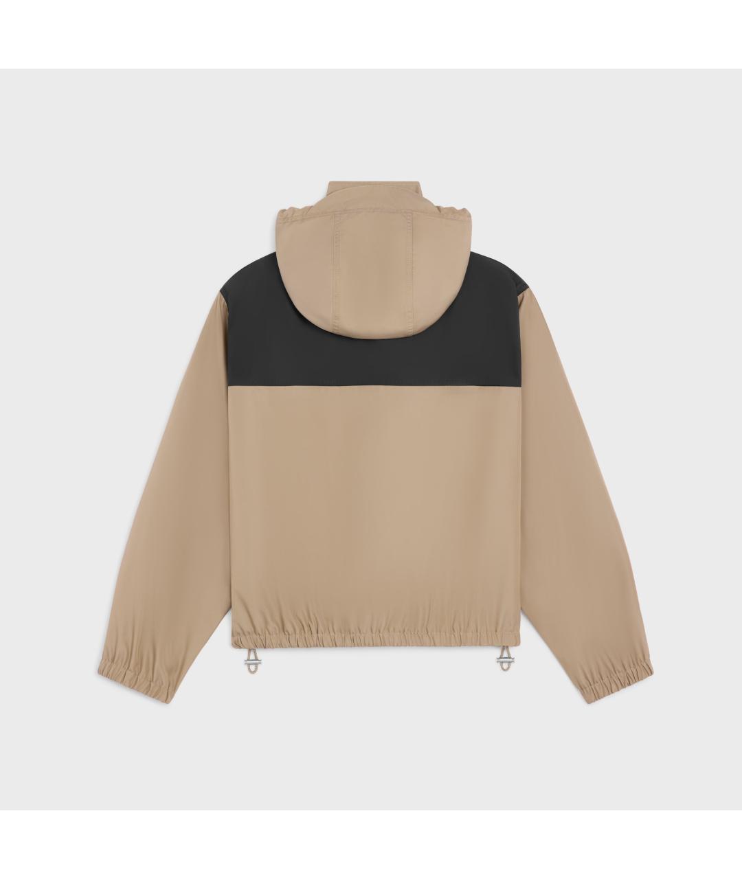 CELINE Бежевая полиэстеровая куртка, фото 2