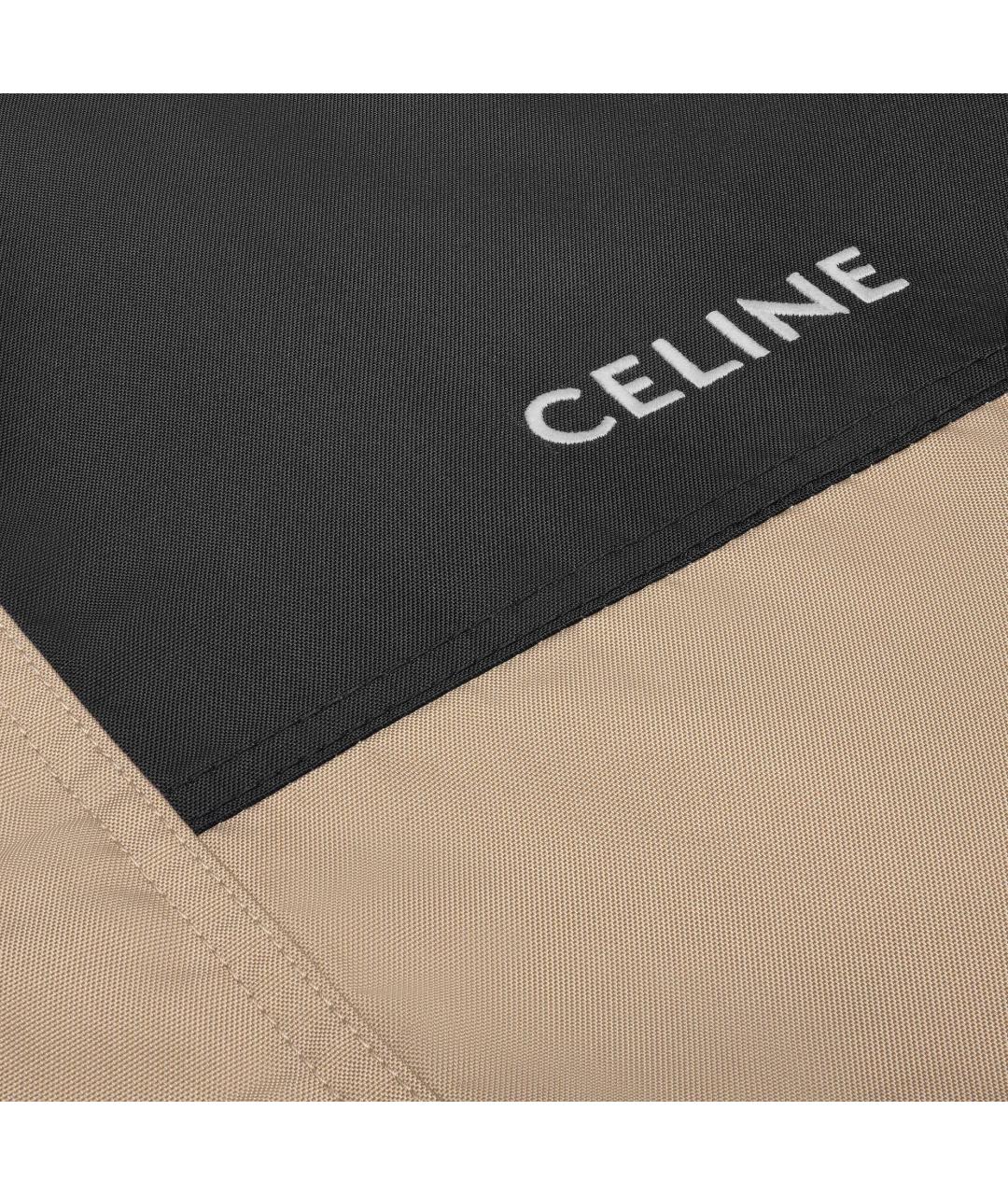 CELINE Бежевая полиэстеровая куртка, фото 4