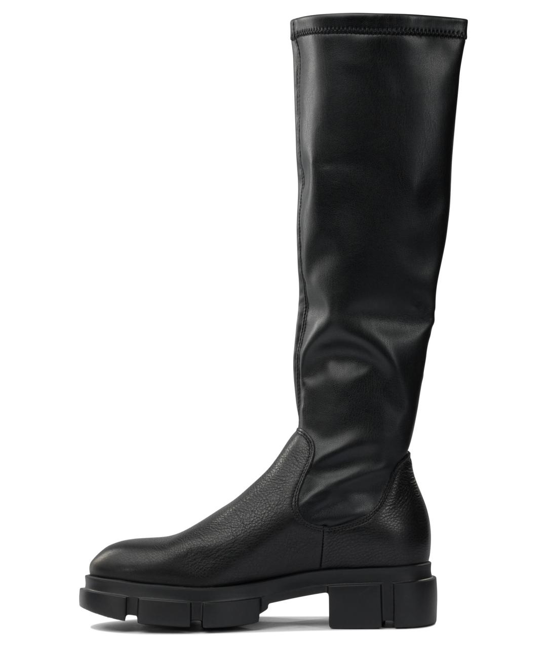 COPENHAGEN Черные кожаные сапоги, фото 3