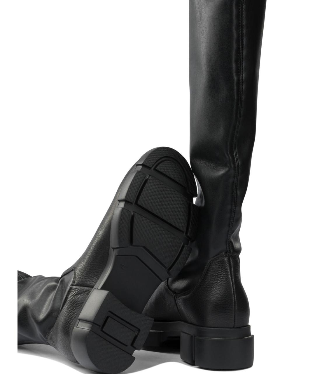 COPENHAGEN Черные кожаные сапоги, фото 5