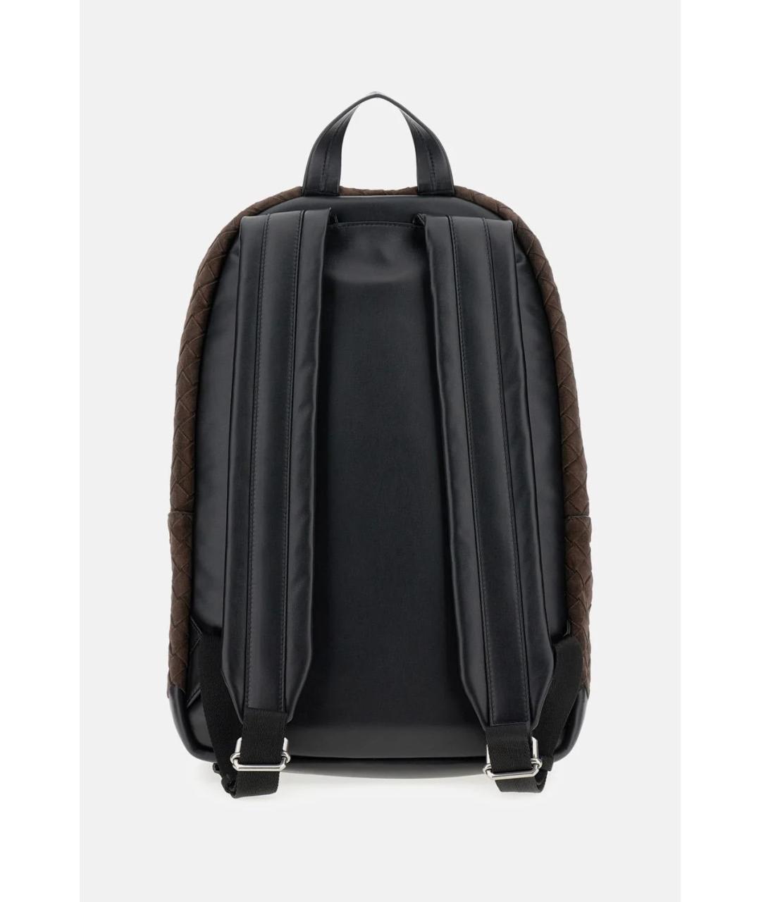 BOTTEGA VENETA Коричневый замшевый рюкзак, фото 3