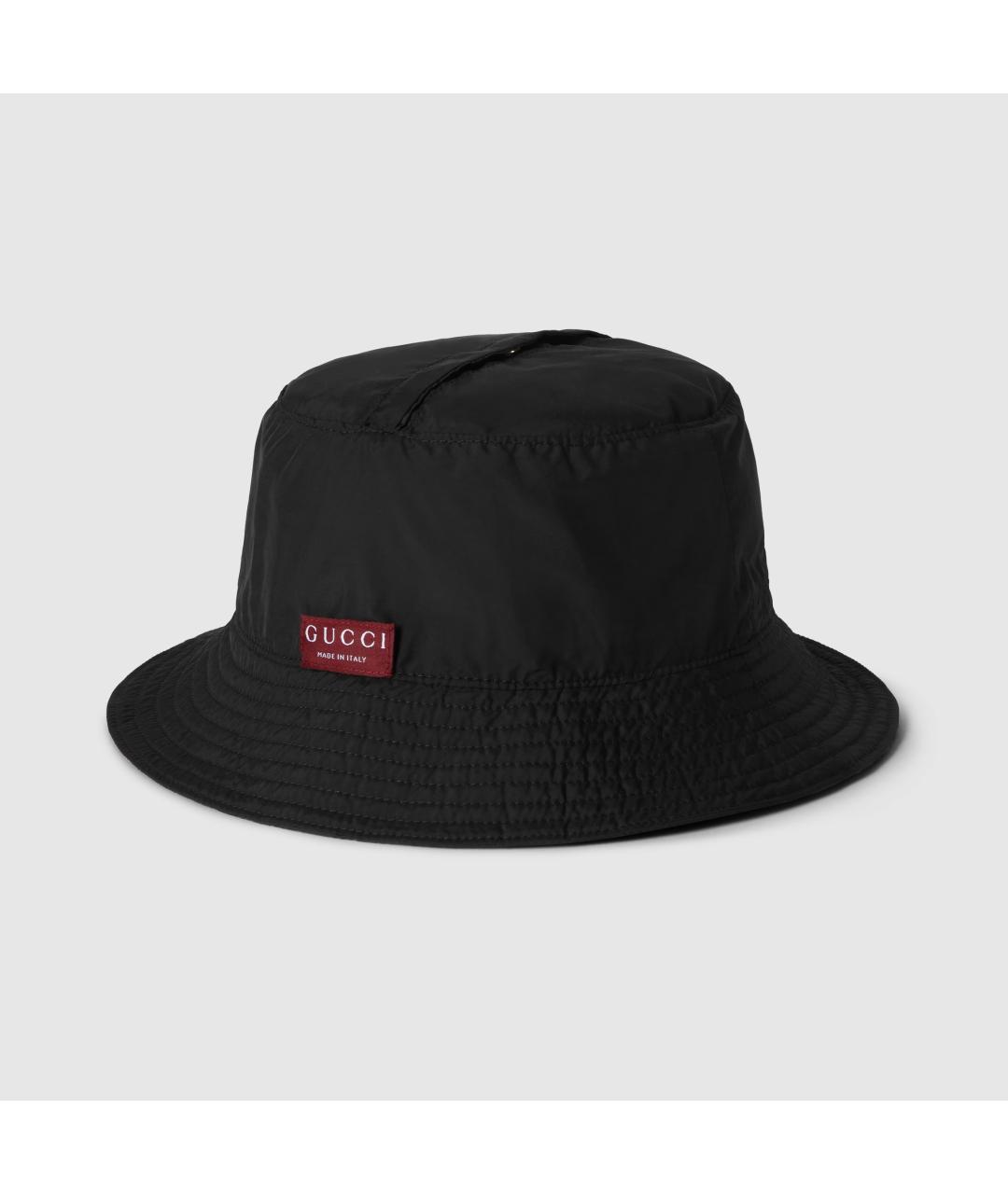 GUCCI Черная синтетическая шляпа, фото 6