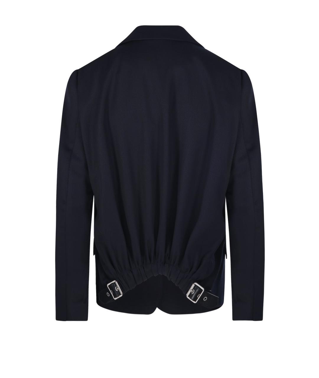 LOEWE Темно-синий шерстяной жакет/пиджак, фото 3