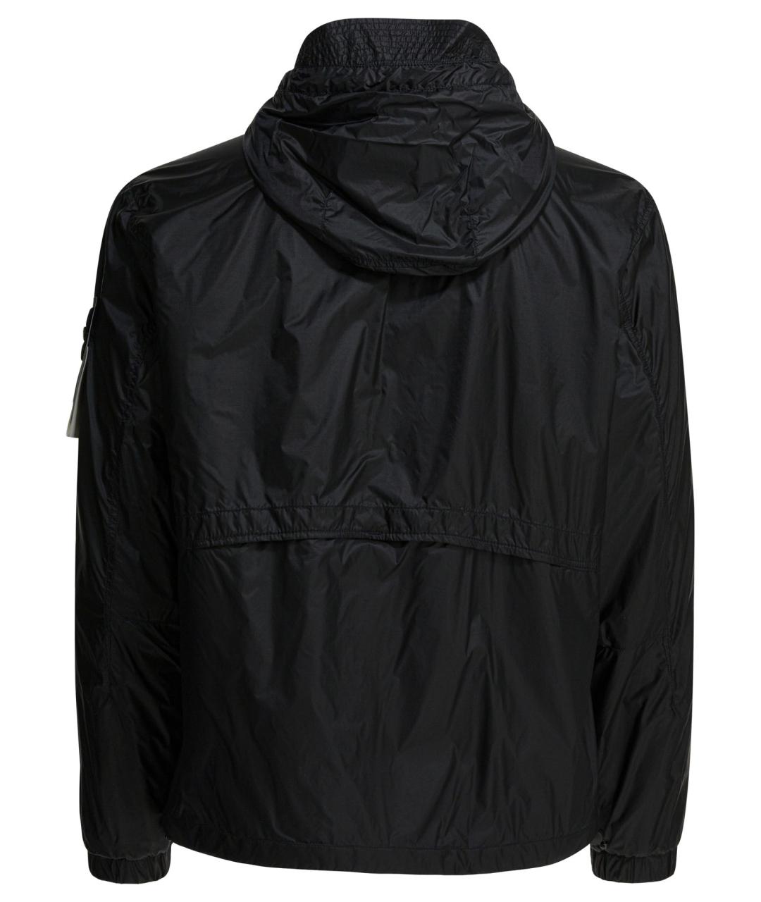 STONE ISLAND Темно-синяя полиамидовая куртка, фото 2