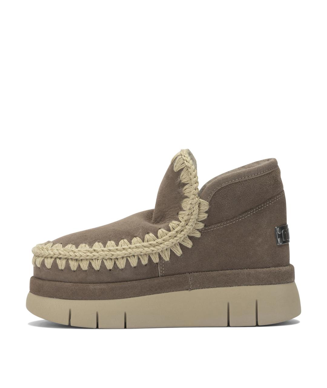 MOU Серые замшевые ботинки, фото 3