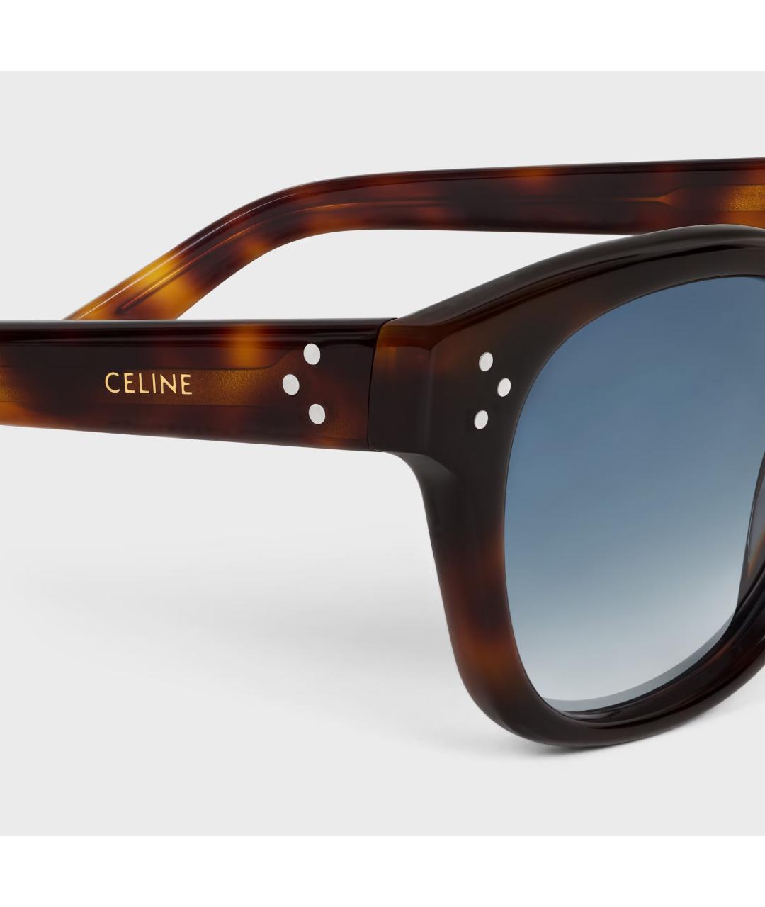 CELINE Мульти пластиковые солнцезащитные очки, фото 4