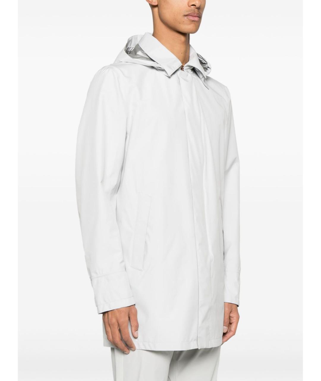 HERNO Белая полиэстеровая куртка, фото 5