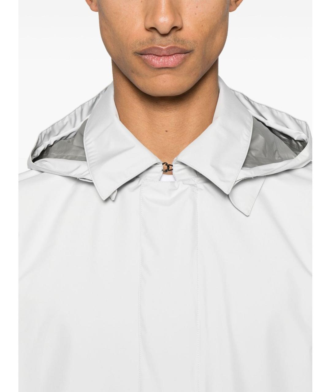 HERNO Белая полиэстеровая куртка, фото 4