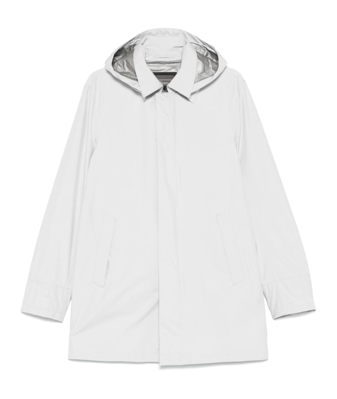 HERNO Белая полиэстеровая куртка, фото 1