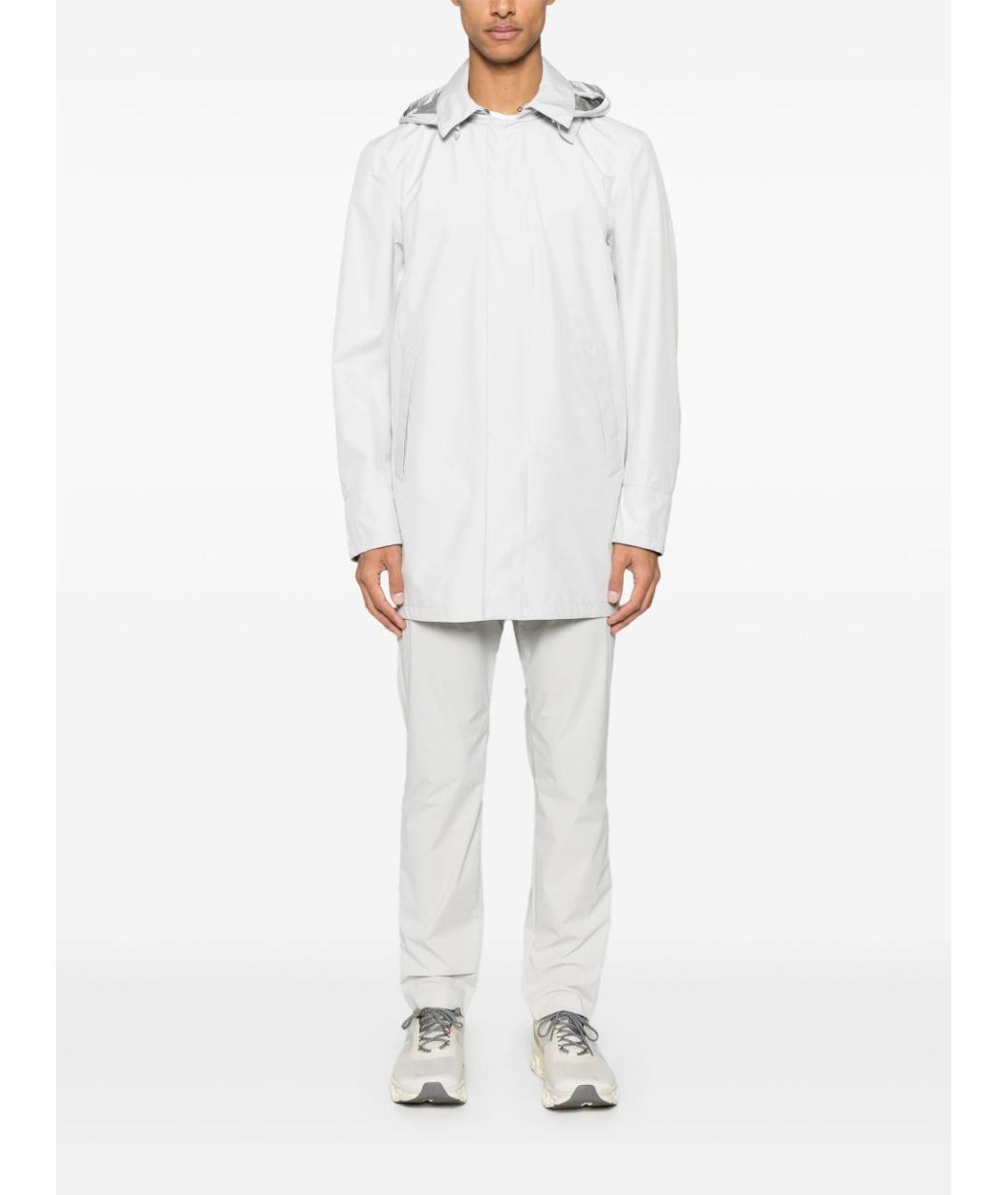 HERNO Белая полиэстеровая куртка, фото 3