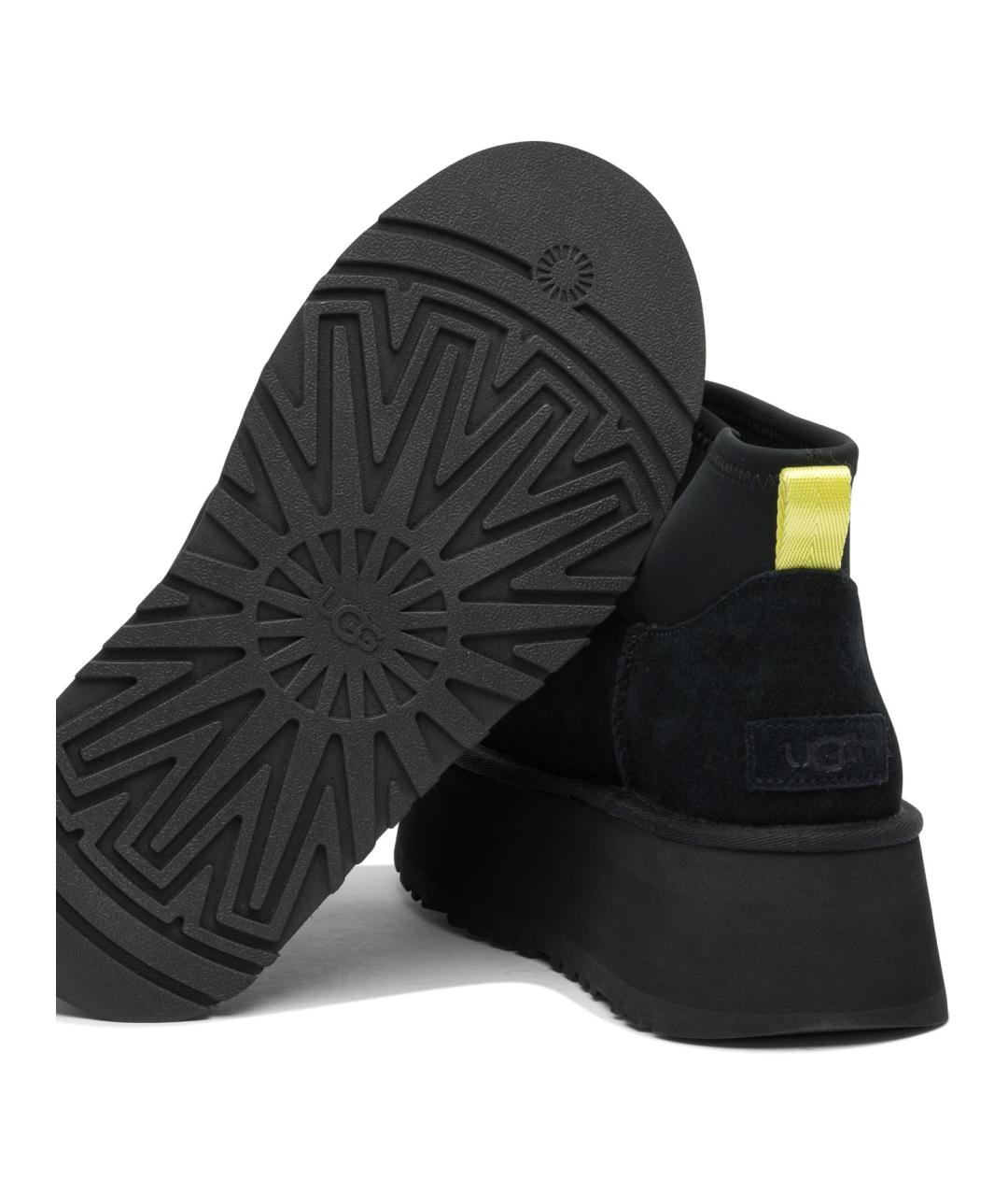 UGG AUSTRALIA Черные замшевые ботинки, фото 5