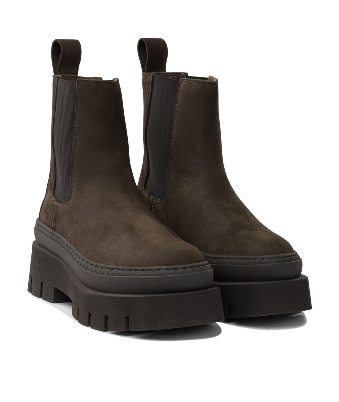 COPENHAGEN Коричневые замшевые ботинки, фото 2