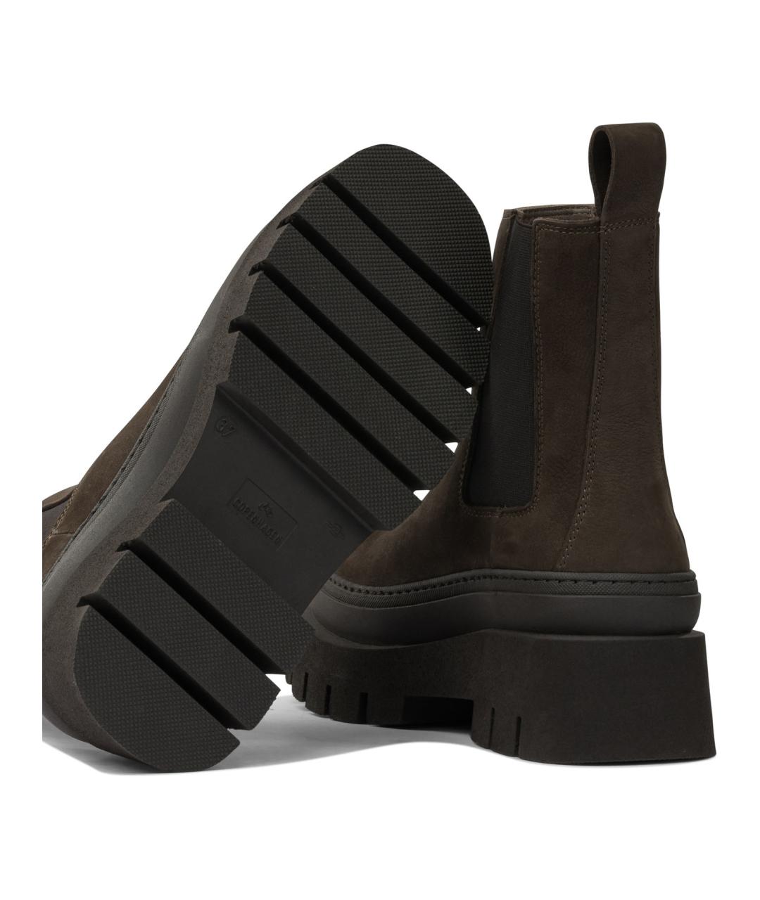 COPENHAGEN Коричневые замшевые ботинки, фото 4