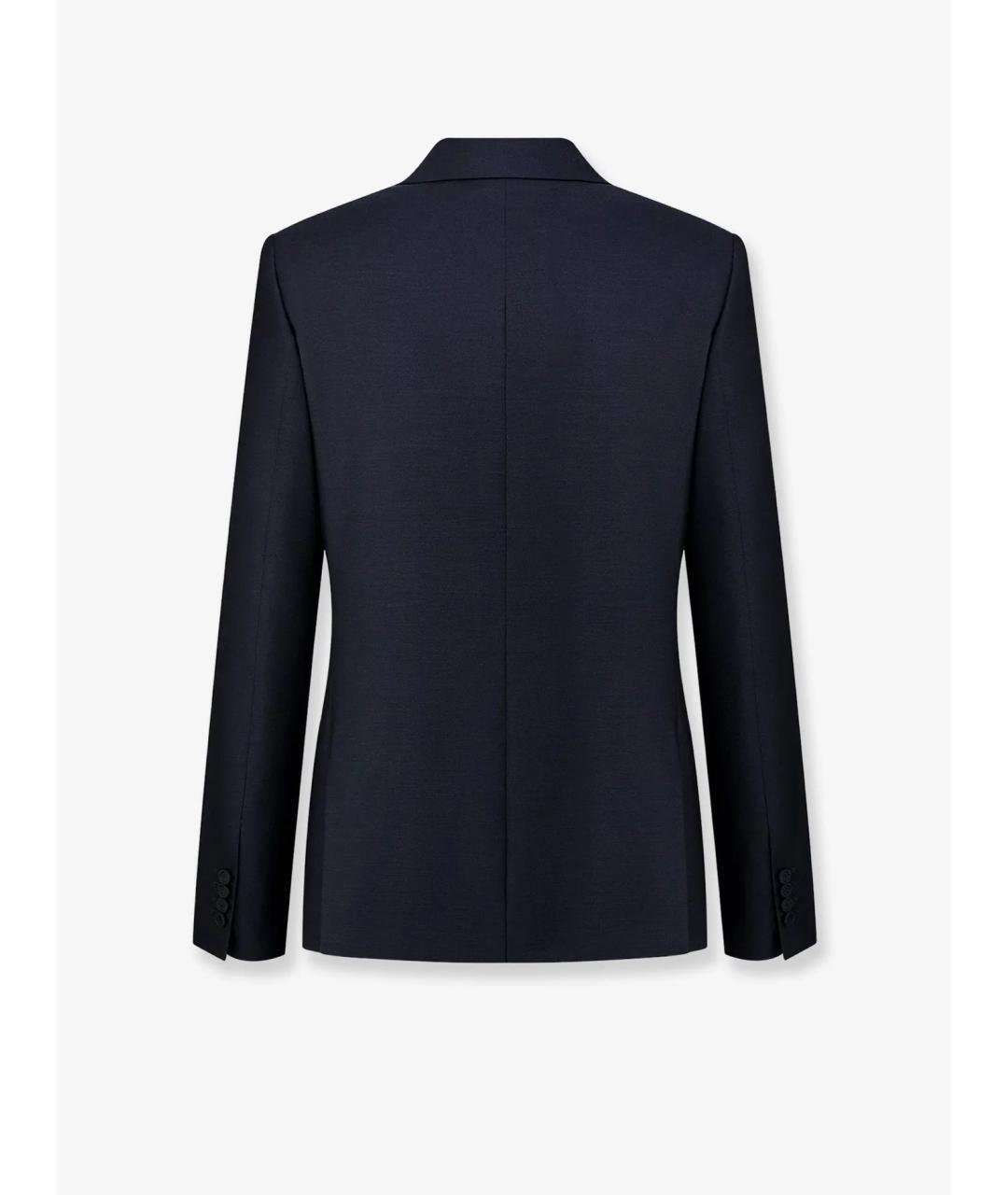 CHRISTIAN DIOR Темно-синий шерстяной пиджак, фото 2
