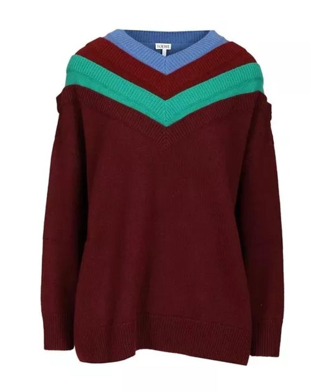 LOEWE Бежевый шерстяной джемпер / свитер, фото 1