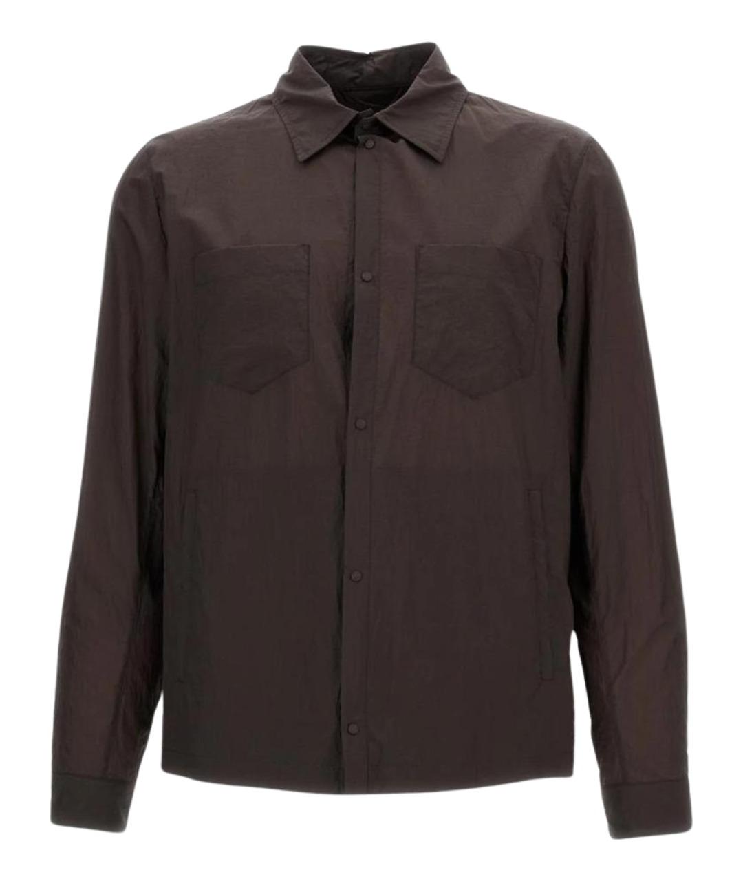 HERNO Коричневая кэжуал рубашка, фото 1