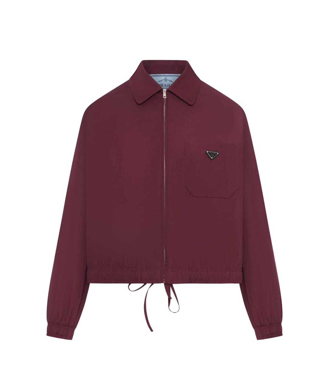 PRADA Бордовая куртка, фото 1
