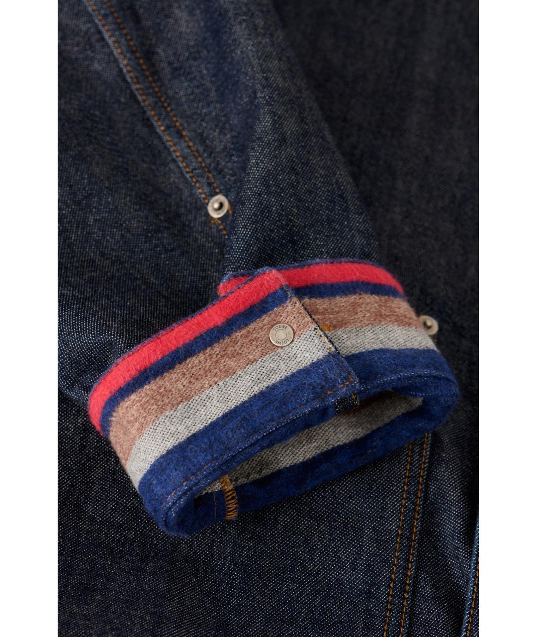 LOEWE Синяя хлопковая куртка, фото 2
