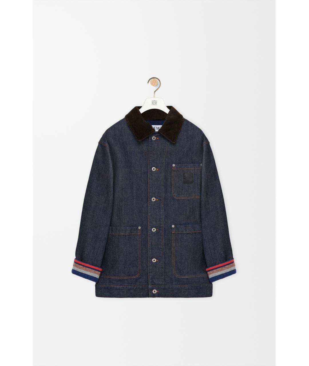 LOEWE Синяя хлопковая куртка, фото 1