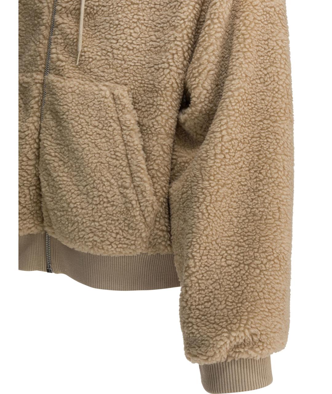 CELINE Бежевая полиэстеровая куртка, фото 4