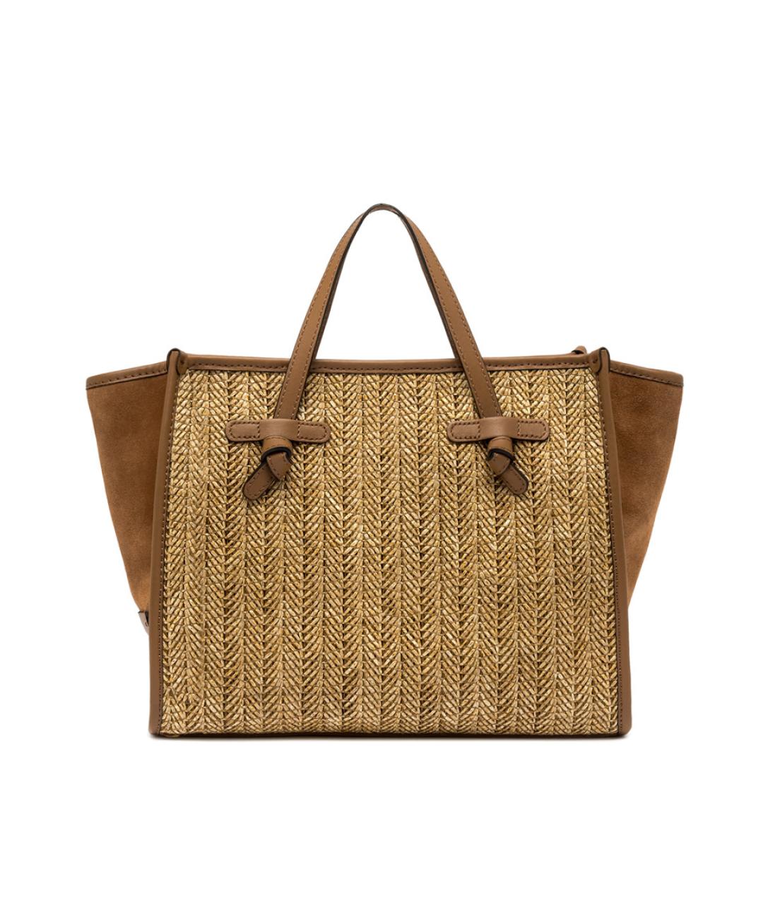 Gianni Chiarini Бежевая тканевая сумка через плечо, фото 1