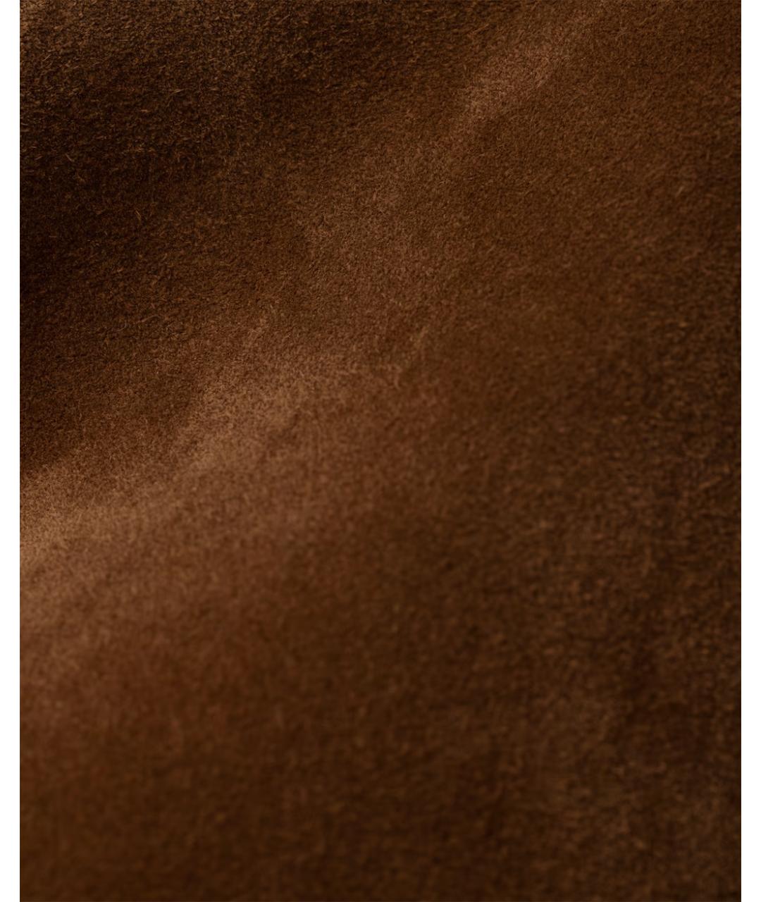 PRADA Коричневая замшевая сумка через плечо, фото 5