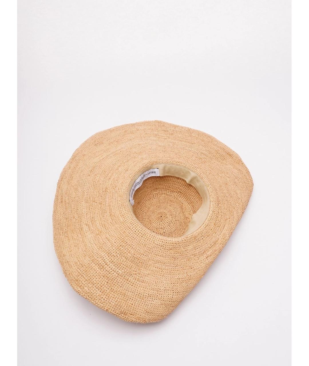 IBELIV Бежевая соломенная шляпа, фото 3