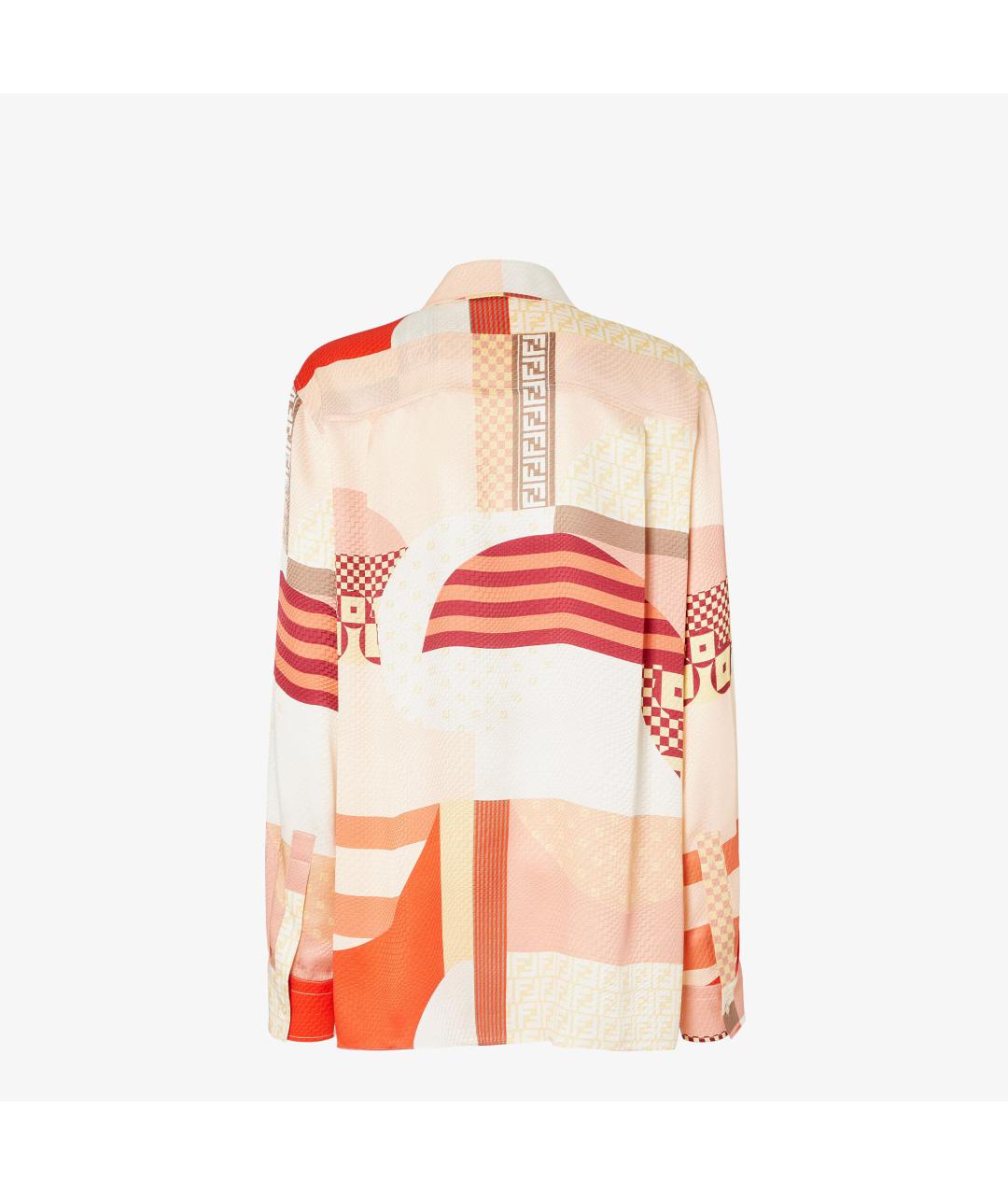 FENDI Мульти шелковая рубашка, фото 2